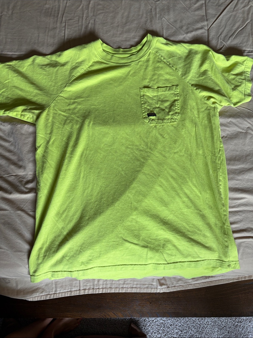 Ariat High-Visibility Lime Short Sleeve Pocket Tee